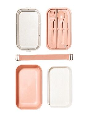 New In Box - Our Place Bento Storage Lunch Box with Utensils + Chopsticks